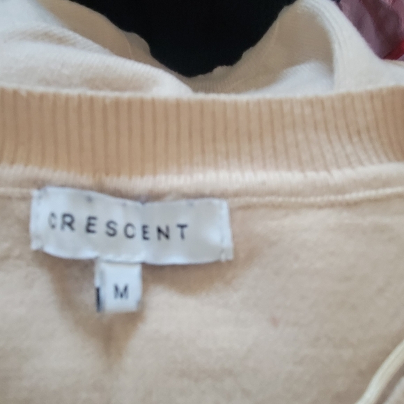 Cream and Tan Patterned Sweater - Picture 2 of 3